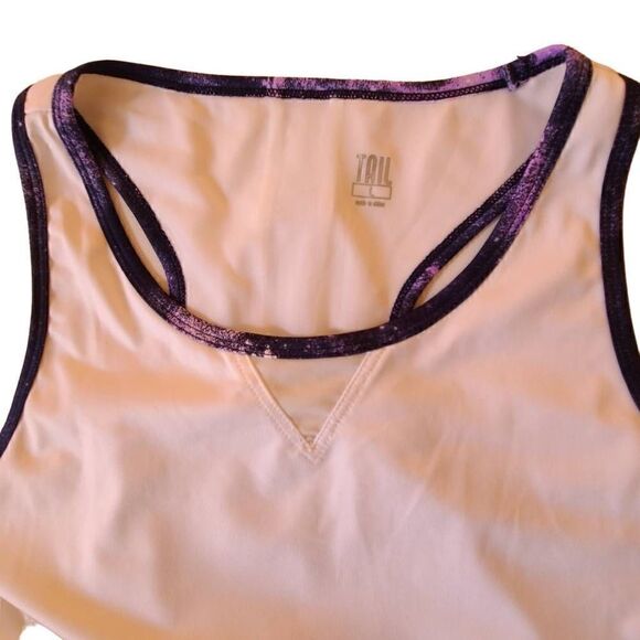 Tail Tennis Pickleball Activewear White Racerback Tank Large - Picture 5 of 12